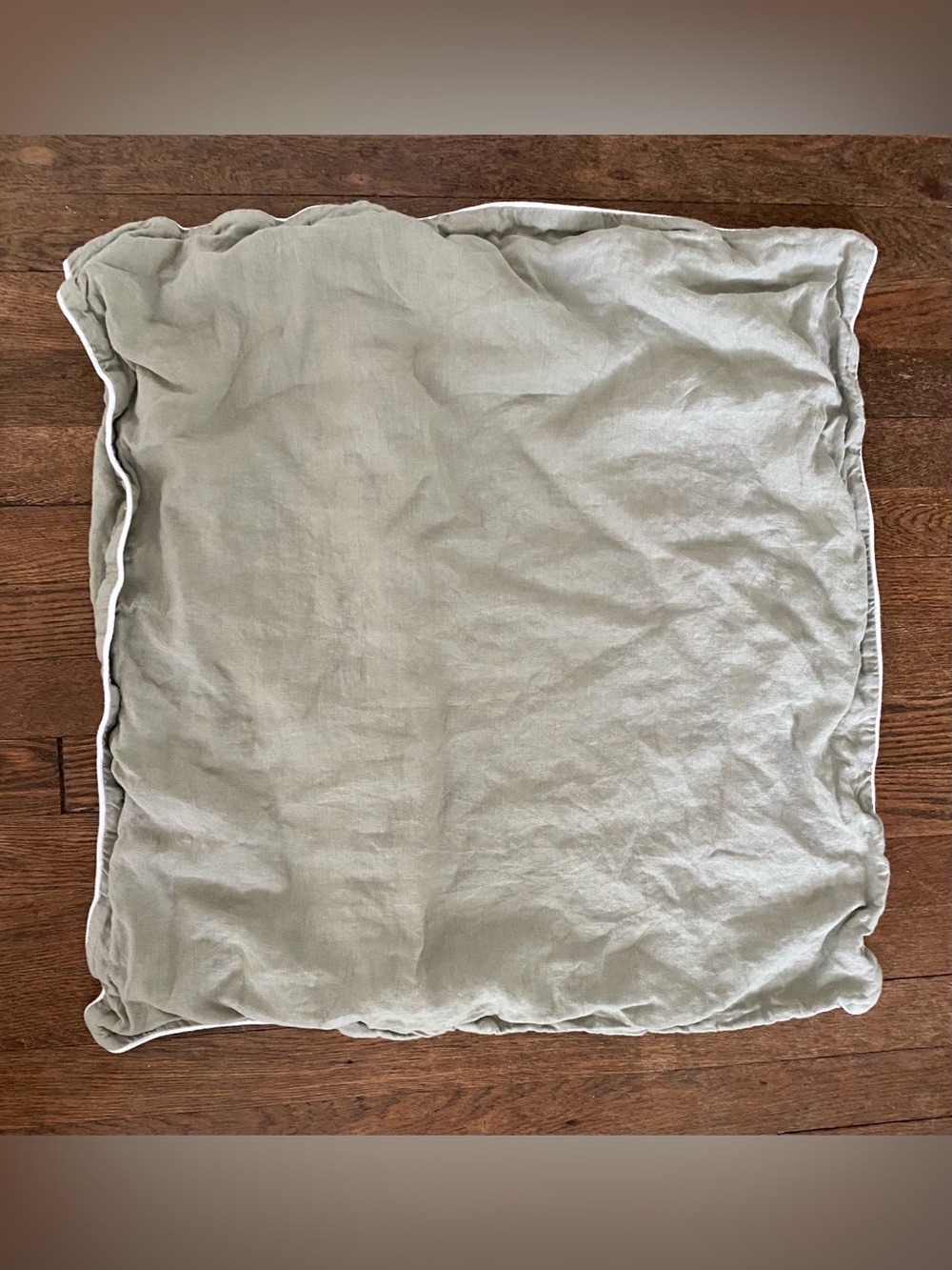 Quince Linen Pillow Cover - Sage Green - 26x26